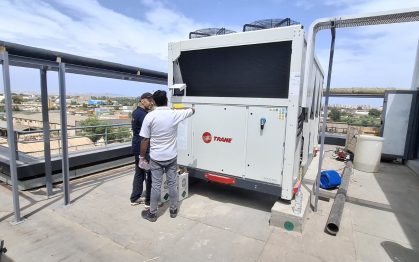 Mise en service de groupe TRANE Modèle RTAF 105 SE LN AC BIOPHARM OUED SMAR