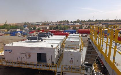 Mise en service de trois rooftops Airfinity – IC038 ST , d’une puissance frigorifique de 48 kW par unité, soit une puissance totale installée de 144 kW, sur le site ENAFOR – KERUI US à Hassi Messaoud Wiliya de Ouargla